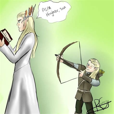 Aww Legolas And Thranduil Thranduil Funny Thranduil