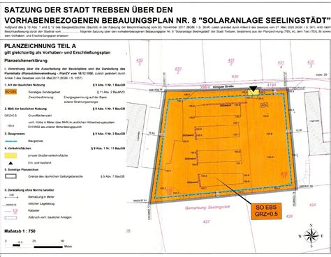 Vorhabenbezogener Bebauungsplan Nr Solaranlage Seelingst Dt