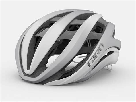 Casque Route GIRO Aether Spherical Matte White Silver