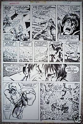 Buscema S Chan The Incredible Hulk Pg In Fab Tag