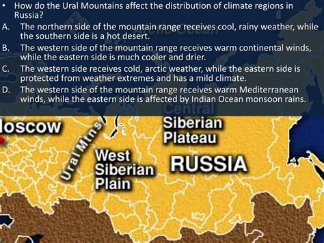 Ural Mountains The Backbone Of Russia Revealing Continents And Climates