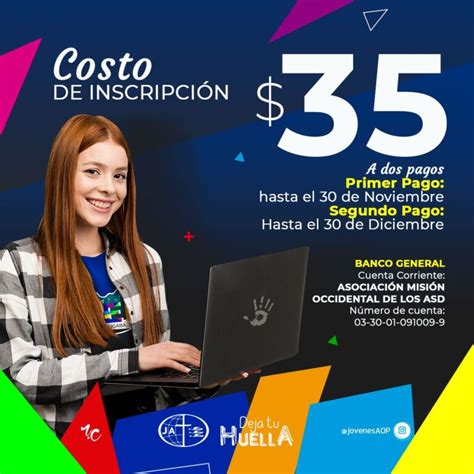 Inscripción Misión Caleb 2024 Jóvenes Adventistas de Chiriquí