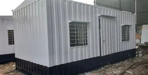 Panel Build Mild Steel Portable Security Cabin At Rs Unit In