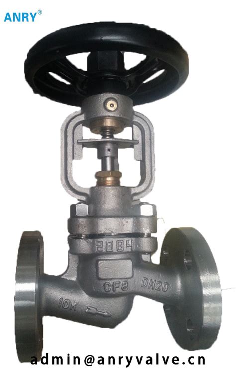 Handwheel Din Steel Globe Valve Flanged End Rf Casted Steel Cr