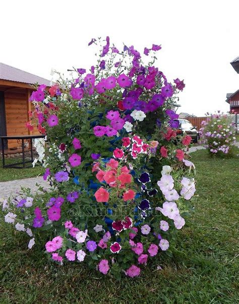 Вертикальная клумба - Клумбы и ландшафтный дизайн