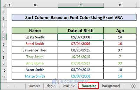 How To Sort Range Using Vba In Excel Examples Exceldemy