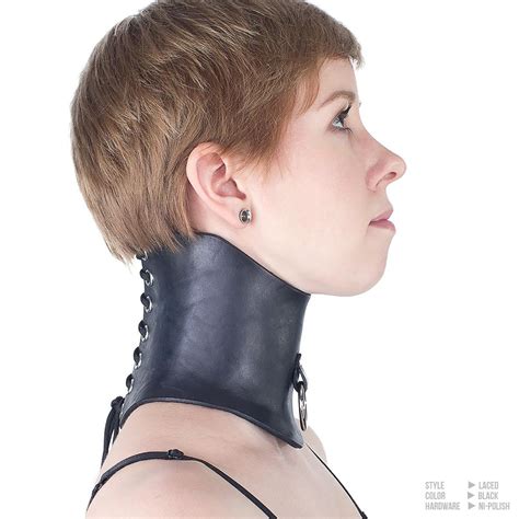 Bdsm Posture Collar Leather Bondage Collar Lvx Supply And Co