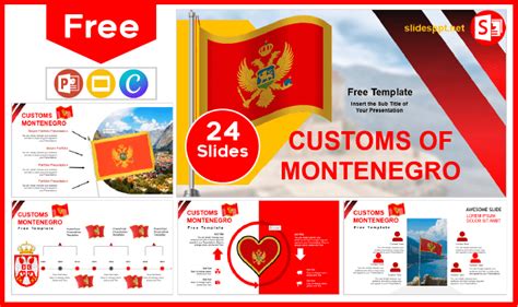 Montenegrinische Zollvorlage Vorlagen für PowerPoint und Google Slides