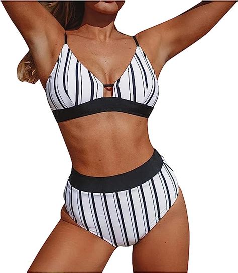Damen Bikini Sets FüR Damen Push Up Damen Bikini Zweiteilige Badeanzug Bademode Push Up