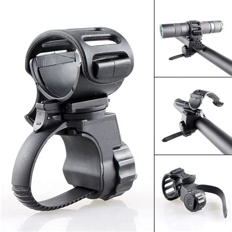 Bike Handlebar Light Bracket 360 Degree Rotation Bicycle Handlebar