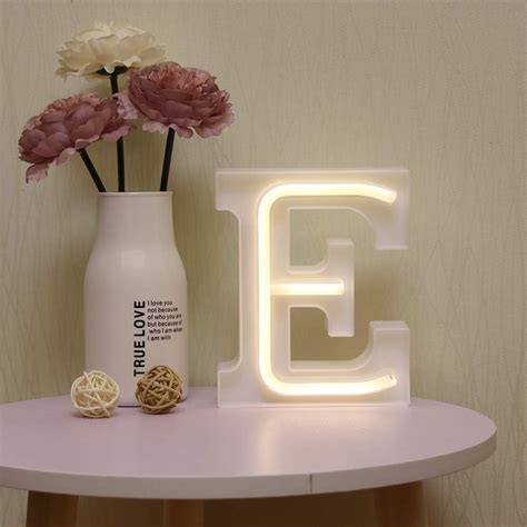 Guocheng Led Neon Letter Lights Alphabet Light Up Letter Sign Battery