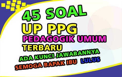 Soal Up Ppg Satu Trik