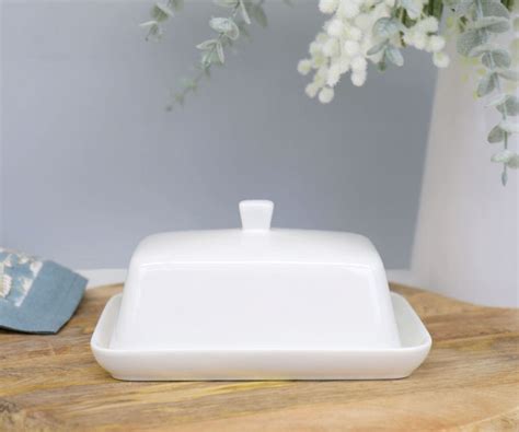 Classic White Butter Dish Beautiful Butter Dishes