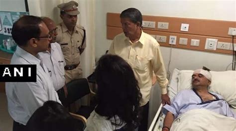 Harish Rawat Visits Injured Bjp Mp Assures Stringent Action Against