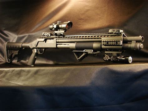 Black Aces Tactical Shotgun Rail System For Both Mossberg 500 And