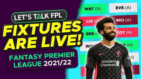 Fpl 202122 Premier League Fixtures Announced My Reaction