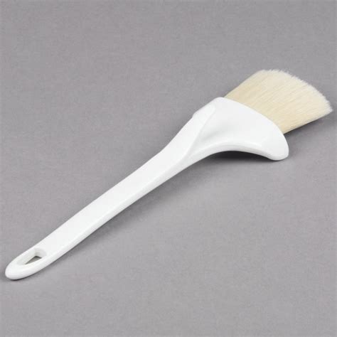 Winco 2w Boar Bristle Pastrybasting Brush With Hook And Concave Head