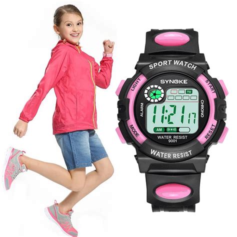 Montres De Sport Pour Enfants Montre bracelet Led Pour Garçons Et