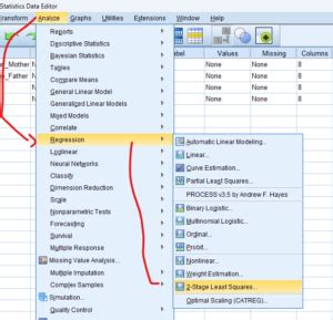 Two Stage Partial Least Squares Regression In Spss Explained