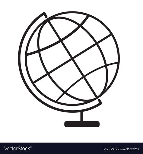 White Globe Icon #14350 - Free Icons Library