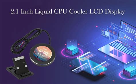 Liquid Cpu Cooler Lcd Display Aio Rgb Cpu Liquid Cooler Screen Tdp Aio Water Cooler Screen