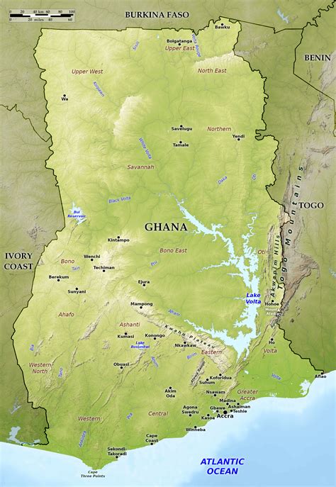 Blue Green Atlas The Geography Of Ghana