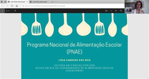 e Aulas da USP HNT 0221 Programa Nacional de Alimentação