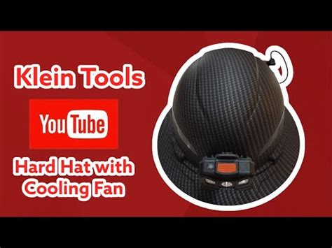 Klein Hard Hat With Cooling Fan Youtube