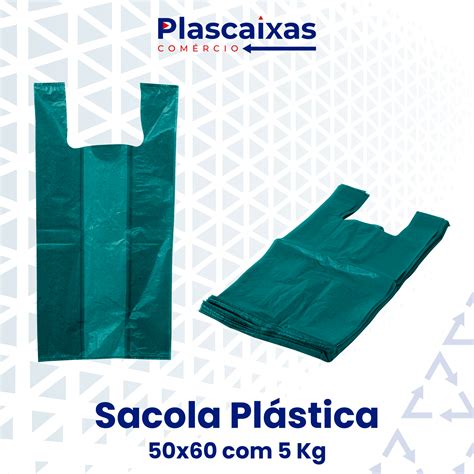 Sacola Pl Stica X Kg Pacote De Sacola Pl Stica Refor Ada