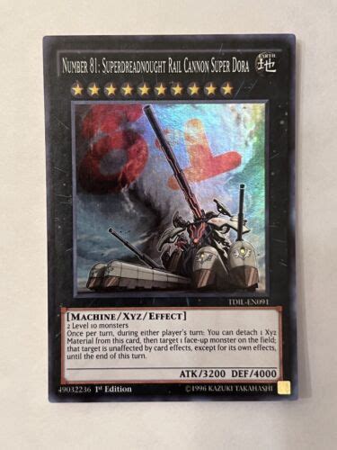 Yu Gi Oh Tcg Number 81 Superdreadnought Rail Cannon Super Dora The