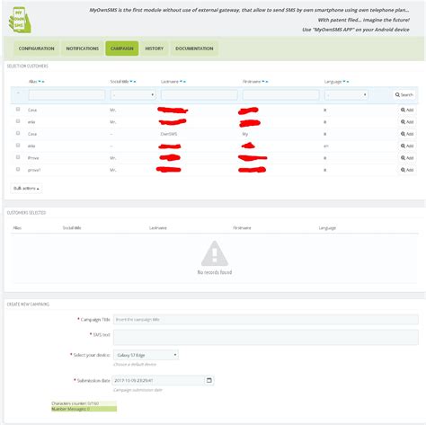 MyOwnSMS - PrestaShop Module by MyOwnSMS | Codester