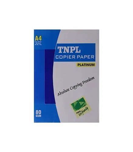 White Tnpl Gsm Platinum Shrink A Copier Paper At Rs Ream In Raigad