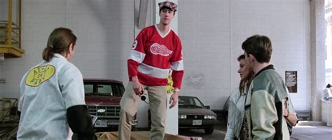 Detroit Red Wings Ice Hockey Jersey Worn By Alan Ruck In Ferris Bueller ...