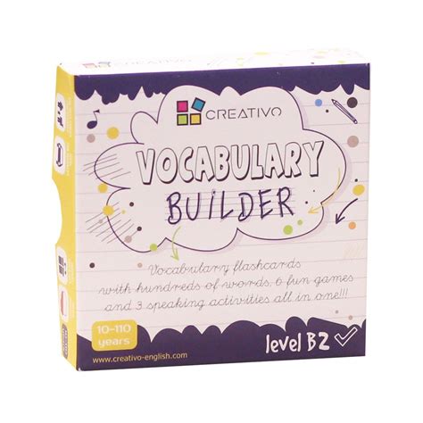 Настольная игра Карточки для изучения английского языка Vocabulary ...