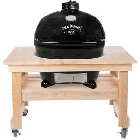 Primo Jack Daniels Edition Oval Xl Ceramic Kamado Grill On Compact