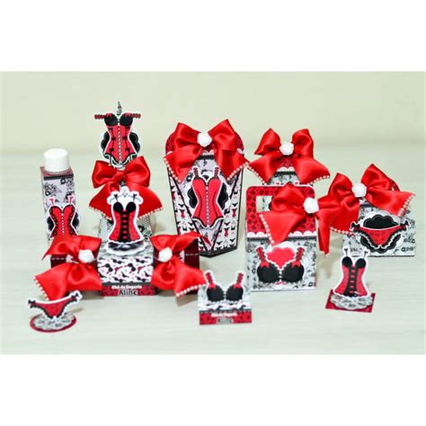 KIT Digital ARQUIVO SILHOUETTTE CHÁ DE LINGERIE Elo