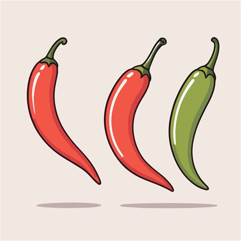 Red Hot Chilli Pepper Clip Art Illustration Vector Design 41926170 Vector Art At Vecteezy