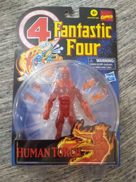 Hasbro Marvel Legends Series Retro Fantastic Four The Human Torch