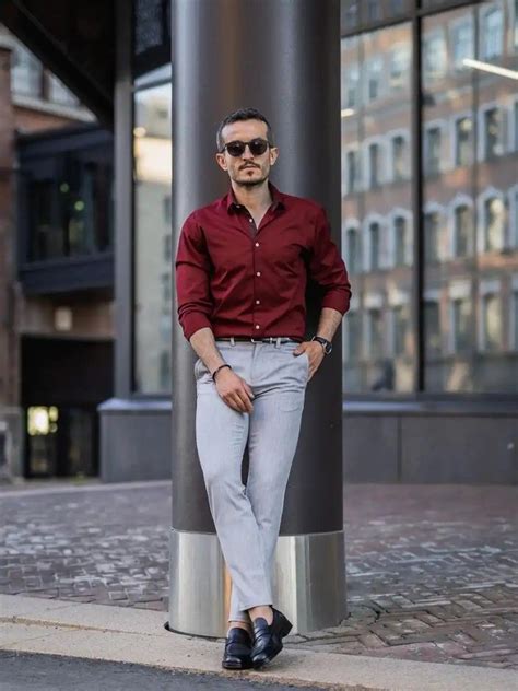 10 Best Maroon Shirt Matching Pant Ideas Maroon Shirts Combination