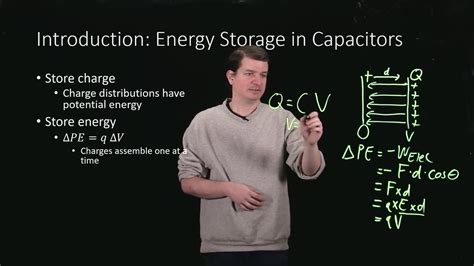 Introduction Energy Storage In Capacitors Youtube