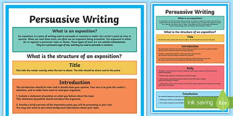 Persuasive Writing Year 5 Display Poster Primary Resources