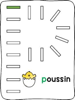 Domino Fine Motor Activity Mats In French P Ques Easter By Vari Lingual