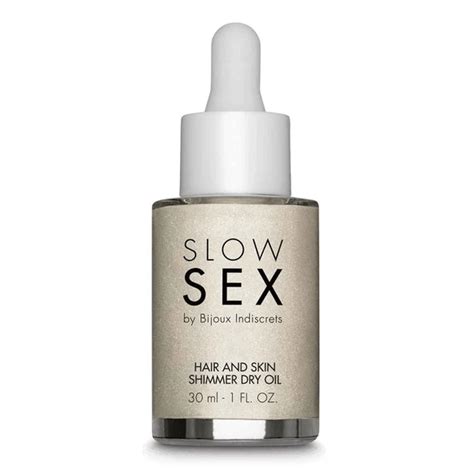 Slow Sex Hair And Skin Shimmer Dry Oil Kūno Ir Plaukų Aliejus Aistra