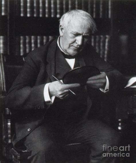 Thomas Edison American Inventor By Science Source