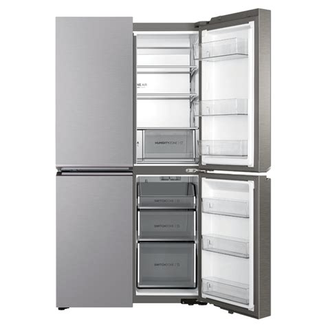 Haier Quad Door Refrigerator Freezer 91cm 623l Satina Hrf680ys Buy Online With Afterpay