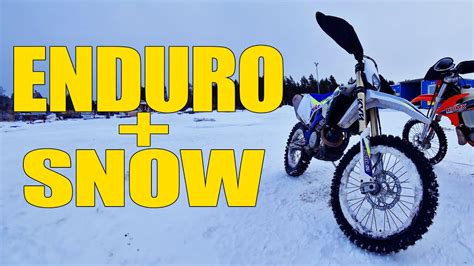 I Try Enduro In The Snow Enduro Vlog Ep Youtube