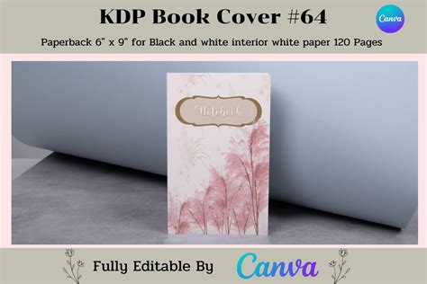 Canva Kdp Notebook Cover Template Graphic By Adalin Digital Creative