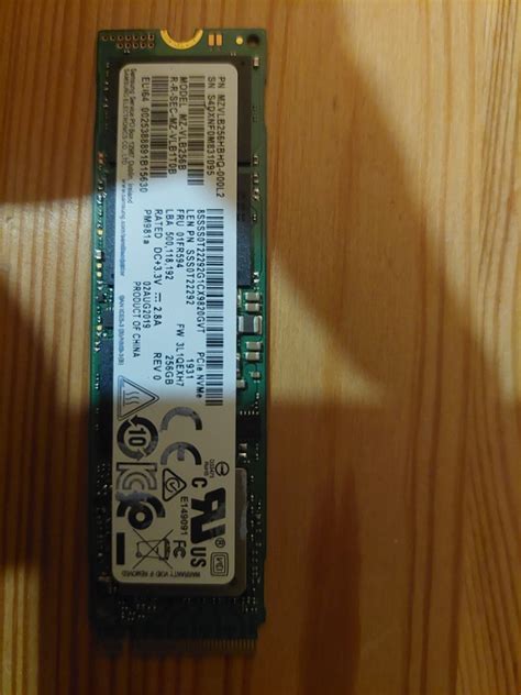 Dysk SSD Samsung MZ-VLB256B 256GB M.2 PCIe | Katowice | Kup teraz na ...