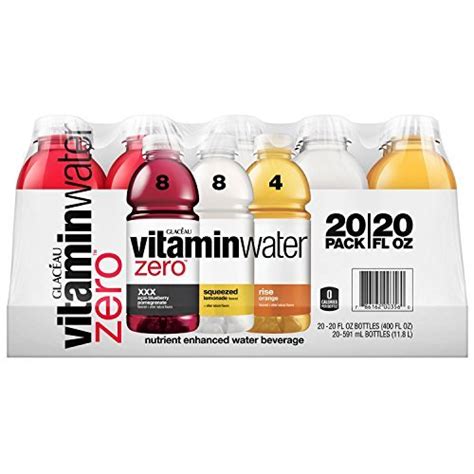 Glaceau Vitaminwater Zero Variety Pack Fl Oz Pk