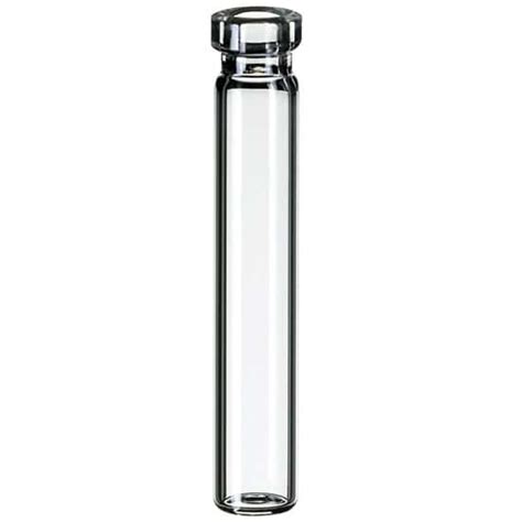 Cole Parmer Crimp Vial Glass Ml Mm Flat Bottom Pk From